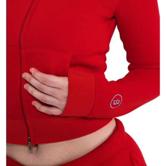 BodybyRaven Backshot 2.0 - Red/Blue Women's Tracksuit Set - Picture 8 of 12